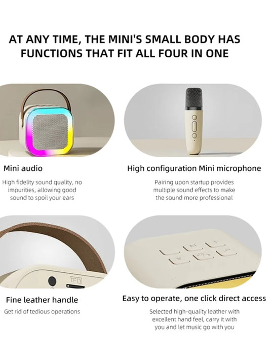 K12 Portable Bluetooth Speaker & Wireless Mic