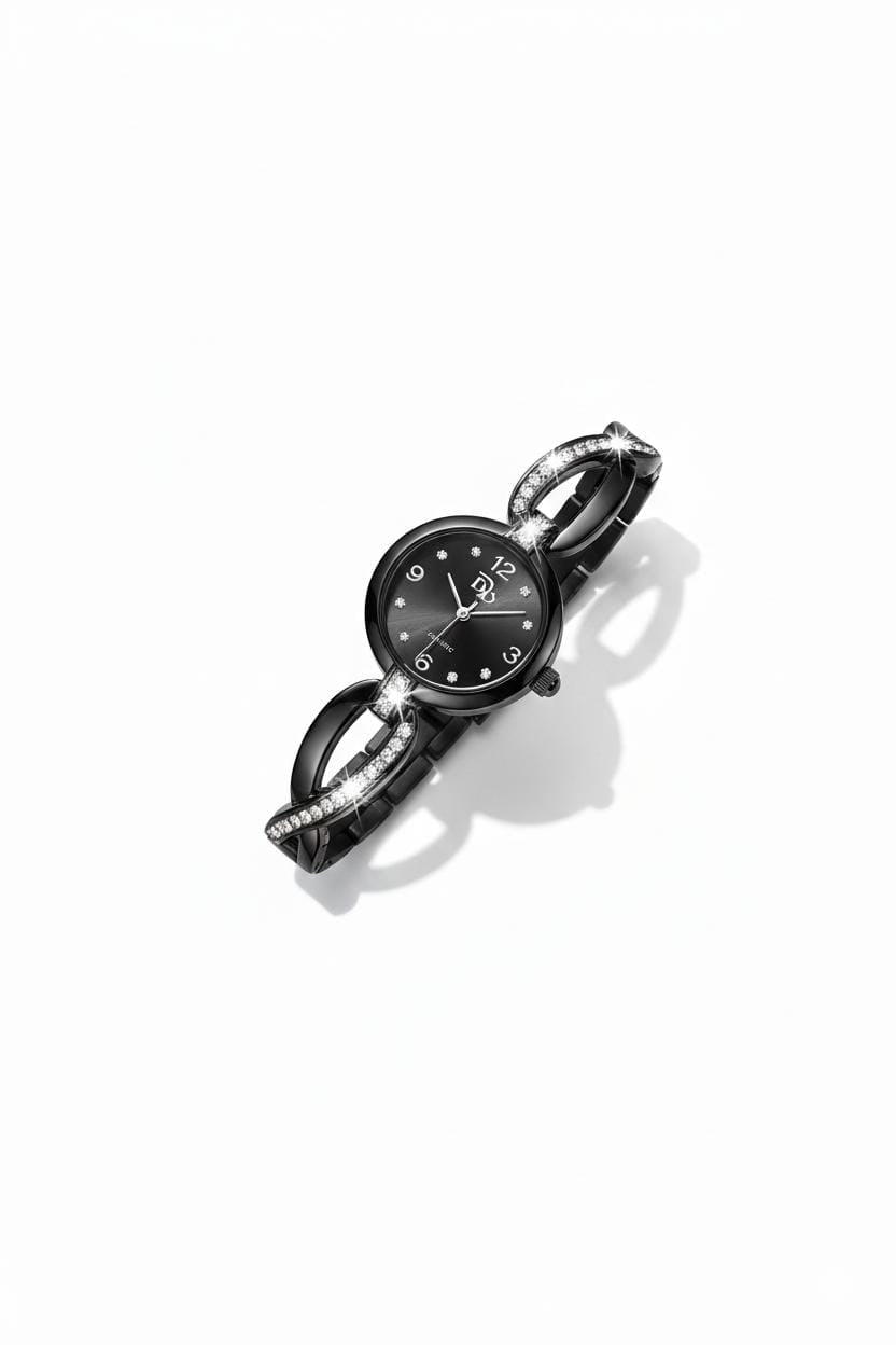 Women’s Elegant Zircon Korean Watch