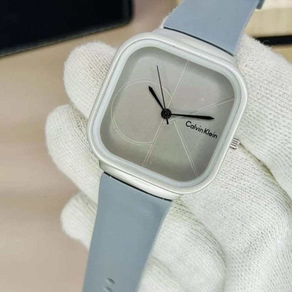 Calvin Klein Men’s Square Dial Watch – Elegant Modern Stainless Steel Wristwatch for Everyday & Formal Wear