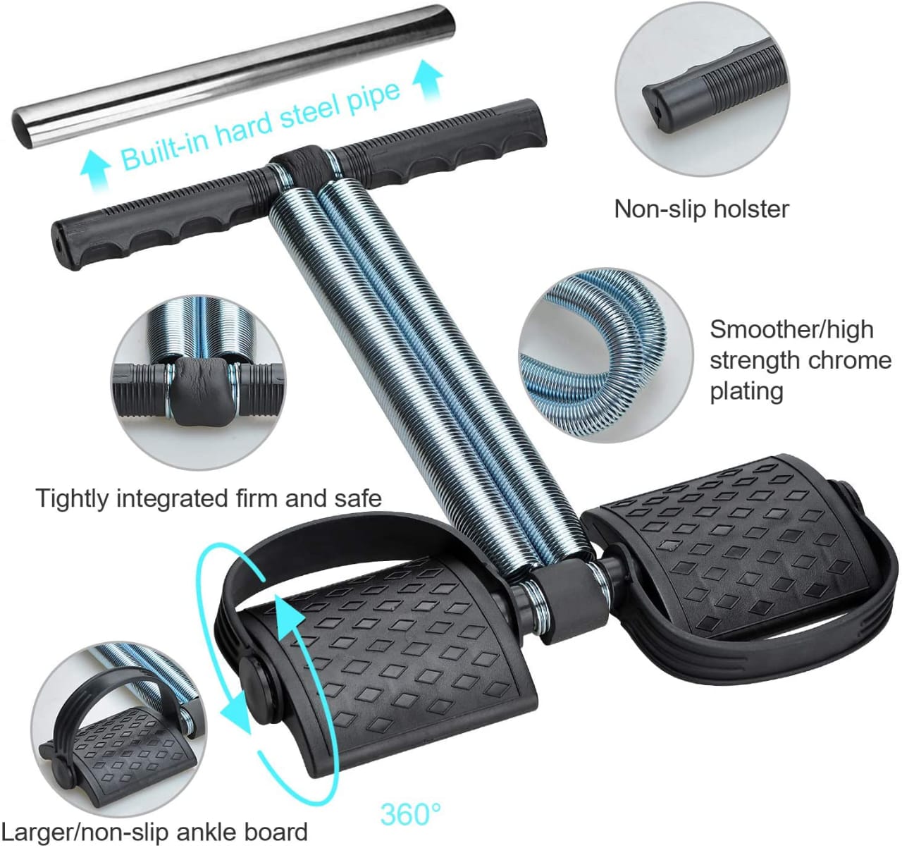 High-Quality Double Spring Tummy Trimmer – Home Workout