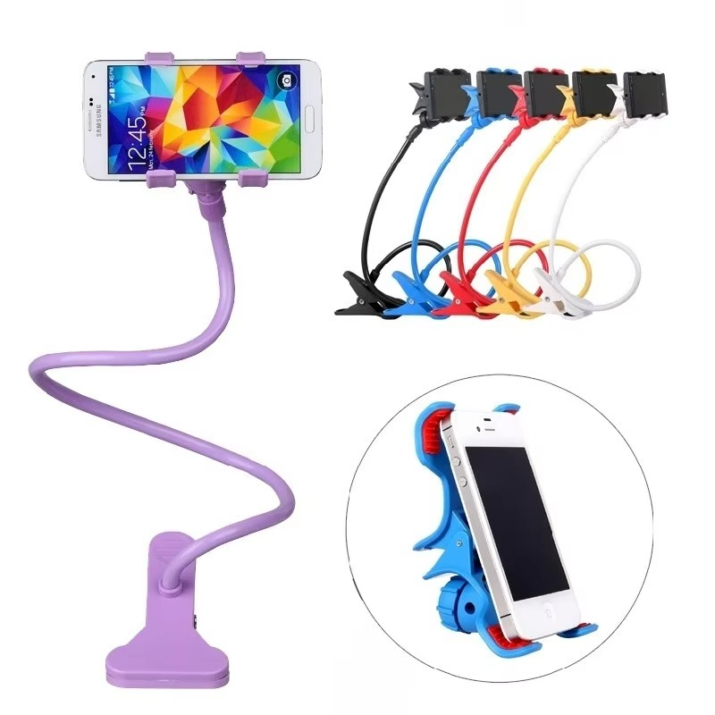 Flexible Snake Phone Stand for Desk & Bed Holder