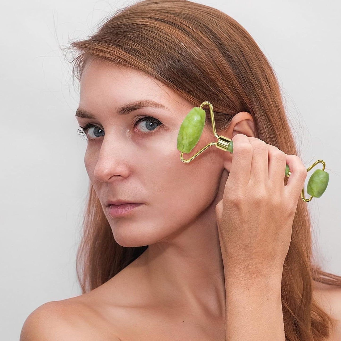 Jade Face Roller & Gua Sha