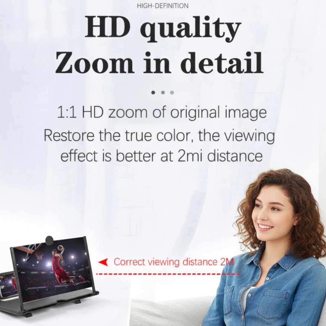 3D HD Phone Screen Magnifier