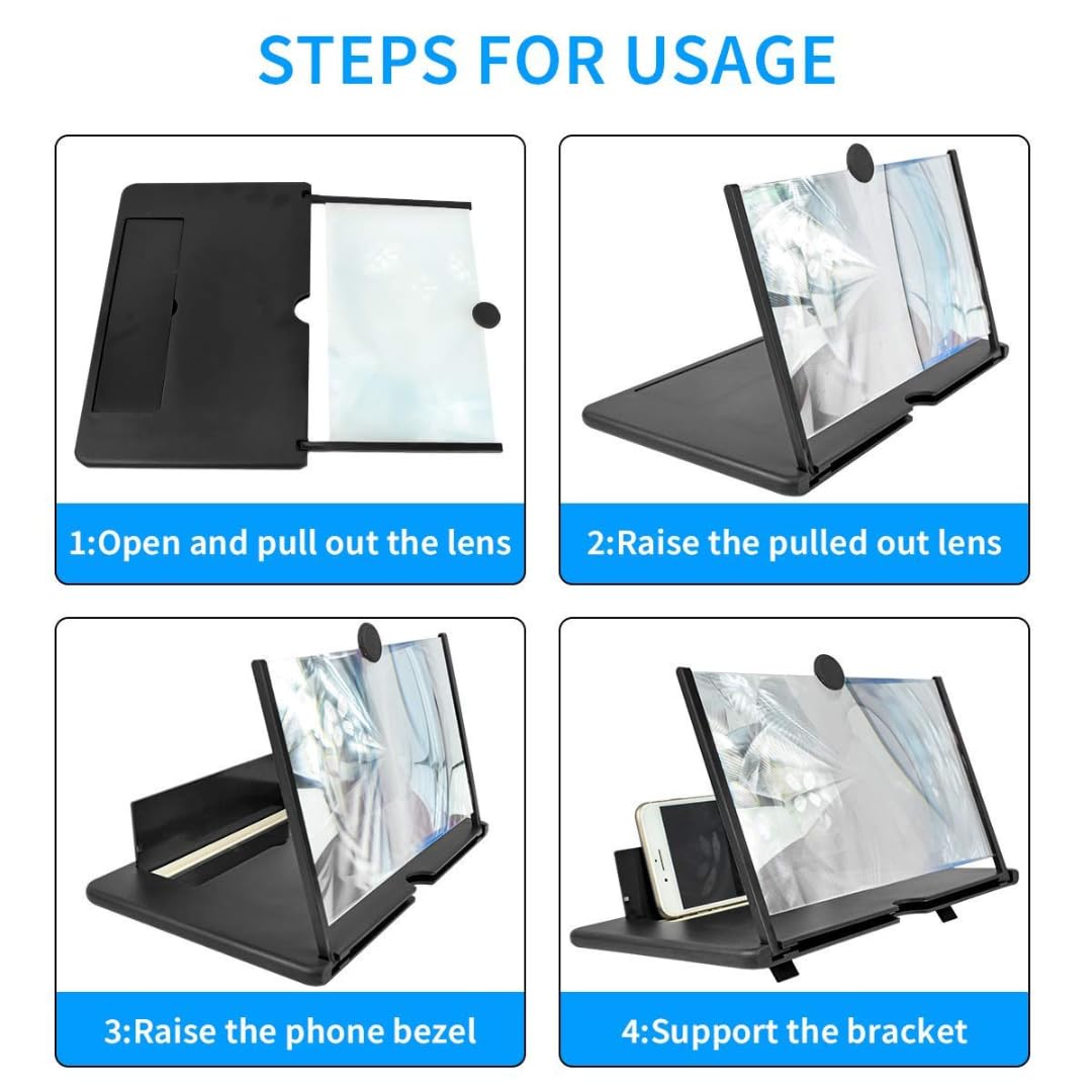 3D HD Phone Screen Magnifier