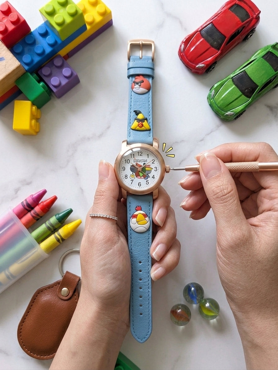 Angry Birds Kids Cartoon Watch – Blue